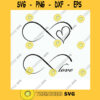 Infinity Love Svg Eps Dxf Digital Cut Files. Infinity Heart Iron on Vinyl Cutting Design for Cricut and Silhouette Instant Download