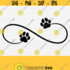 Infinity Paw Print Svg Files for Cricut Cut Dog Mom Svg Dog Mama Svg Dog Lover Svg PngEpsDxfPdf Pet Lover Svg Cat Paw Print Svg Design 904