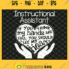Instructional Assistant Heart Hands School SVG PNG DXF EPS 1
