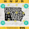 Iowa SVG State Leopard Cheetah Print svg png jpeg dxf Small Business Use Vinyl Cut File 838