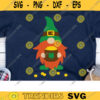 Irish Gnome SVG Leprechaun Gnome with Pot of Gold St Patricks Day Gnome with Gold and Shamrock Clover T Shirt SVG DXF Files for Cricut copy
