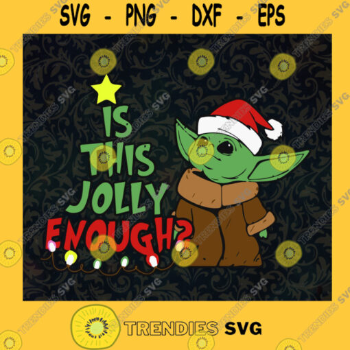 Is this jolly enough PNG Baby Yoda PNG The Mandalorian The Child Star Wars PNG Christmas Gifts