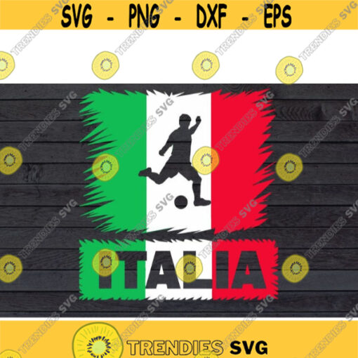 Italy Football Soccer Italian Flag svg files for cricutDesign 169 .jpg