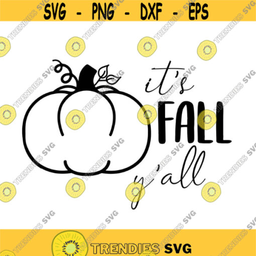 Its Fall Yall Decal Files cut files for cricut svg png dxf Design 190