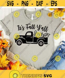 It's Fall Y;all Truck svg, Fall Y;all svg, Vintage Truck svg, Fall svg, Autumn svg, Fall Truck svg, dxf, png, Cut File, Digital Download Design -288