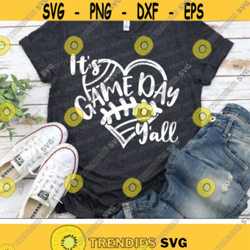 Its Game Day Yall Svg Football Svg Football Mom Cut Files Love Football Svg Dxf Eps Png Women Cheer Sister Clipart Silhouette Cricut Design 2973 .jpg