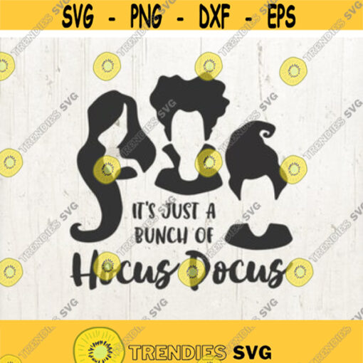 Its Just a Bunch of Hocus Pocus SVG for Cricut hocus pocus svg Sanderson Sisters svg halloween svg witch svg Design 68