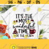 Its The Most Wonderful Time Of The Year Christmas Cutting Files Buffalo Plaid SVG Hot Cocoa SVG Christmas Decor Svg Cricut Silhouette Design 135