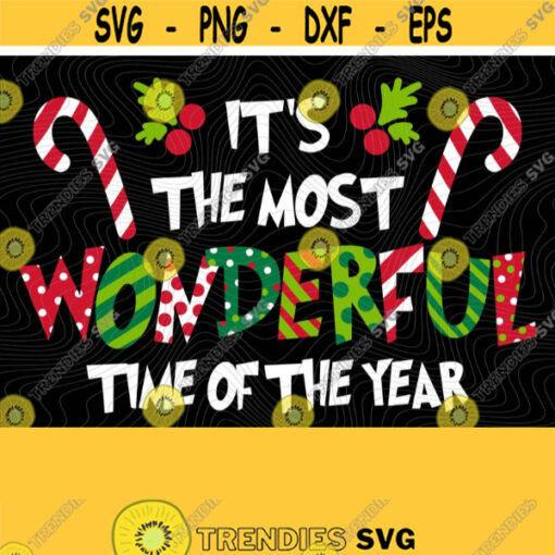 Its The Most Wonderful Time Of The Year PNG Print File for Sublimation Grinch Holiday Movies Trendy Christmas Grinchmas Holiday Design Design 442