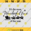 Its The Most Wonderful Time Of The Year SVG PNG EPS File For Cricut Silhouette Cut Files Vector Digital File