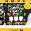 Its The Most Wonderful Time of The Year Svg Plaid Pattern Hat Gnome Svg Christmas Gnome Svg Christmas Cut File Svg Dxf Eps Png Design 57 .jpg