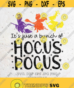 It'S Just A Bunch Of Hocus Ocussanderson Sisters Svgwitches Svg File Dxf Png Eps Silhouette Print Vinyl Cricut Cutting Svg T Shirt Design Design 332 Cut Files Svg Cli