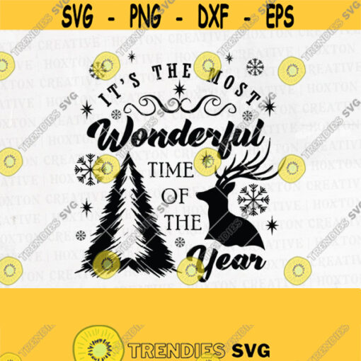 Its the Most Wonderful Time of the Year Svg File Christmas Svg Merry Christmas Svg 2020 Svg Cutting FilesDesign 126