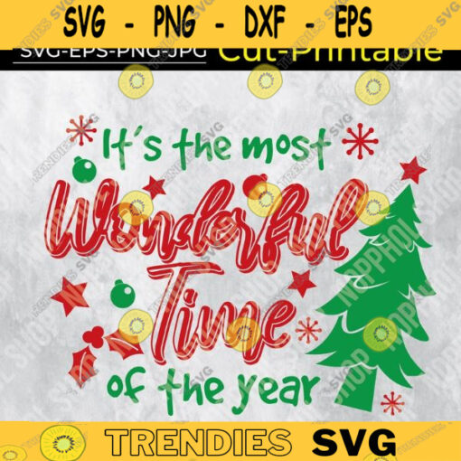 Its the most wonderful time of the year SVG Christmas OrnamentsMery Christmas svg Bundle ChristmasChrismas svg Design 29