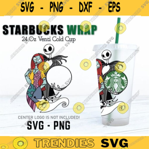 Jack And Sally Starbucks Cold Cup SVG Full Wrap for Starbucks Venti Cold Cup Custom Starbuck Files for Cricut Instant download 29