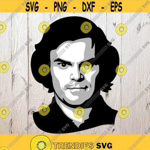 Jack Black SVG Cutting Files Tenacious D Digital Clip Art Jack Black Portrait SVG Files for Cricut Celebrity svg Famous people Cricut. Design 82