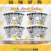 Jack Sally Starbucks Cup SVG Jack And Sally SVG Halloween svg DIY Venti for Cricut 24oz venti cold cup Instant Download Design 294