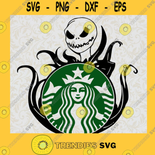 Jack Skellington Starbucks Cold Cup SVG Jack Halloween SVG Jack Starbucks SVG Copy