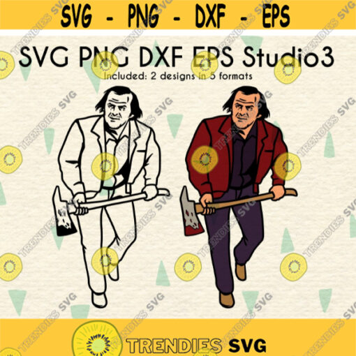 Jack Torrance Cut Files The Shining Design Classic Horror Movie SVG Digital Download svg dxf eps studio3Design 74.jpg