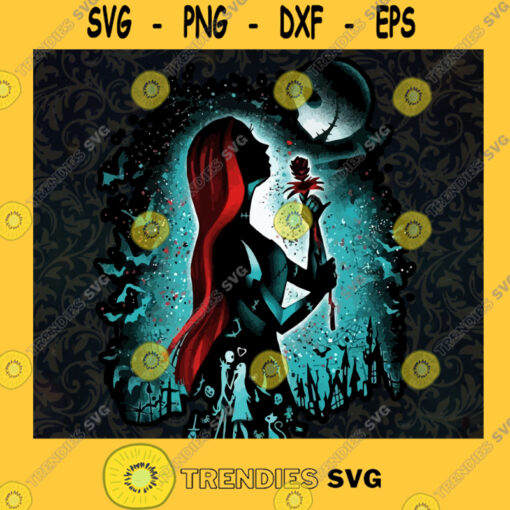 Jack and Sally SVG Cricut svg Clipart Layered SVG Files for Cricut Valentine day