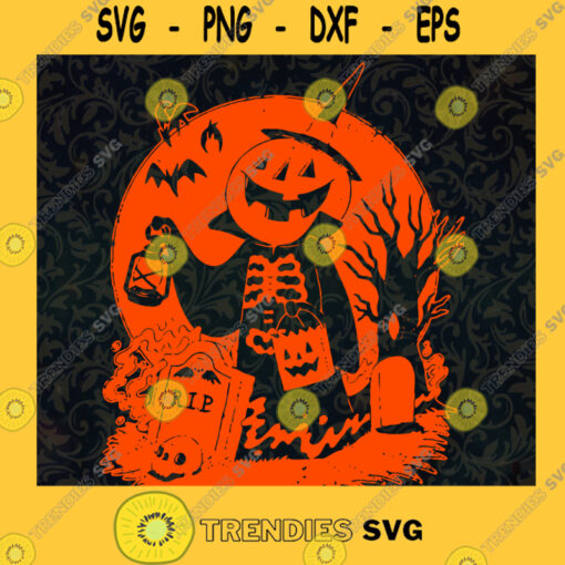 Jack o lantern SVG Halloween SVG Pumpkin Clipart Digital Download Cricut Silhouette Cut File