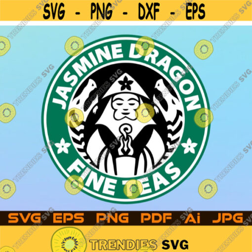 Jasmine Dragon Fine Teas SVG Avatar The Last Airbender Svg File For Cricut Design Space Cut Files Silhouette Instant Digital Download Design 149.jpg