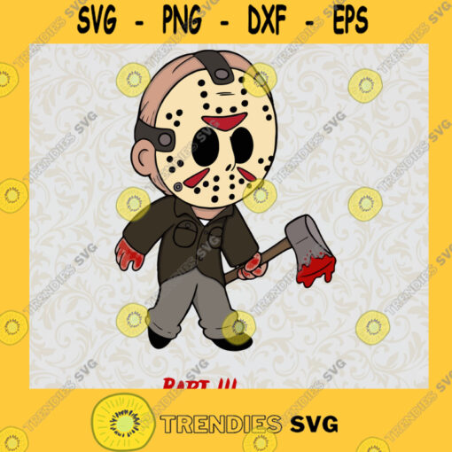 Jason Voorhees Baby Kids Halloween SVG Kids Halloween SVG Horror Movie Halloween SVG