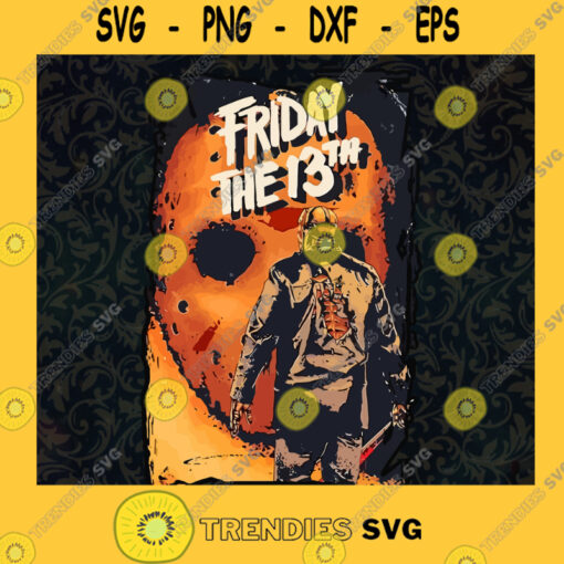 Jason Voorhees Friday the 13th Halloween SVG PNG EPS DXF