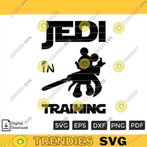 Jedi In Training Mickey and Sword SVG PNG Custom File Printable File for Cricut Silhouette