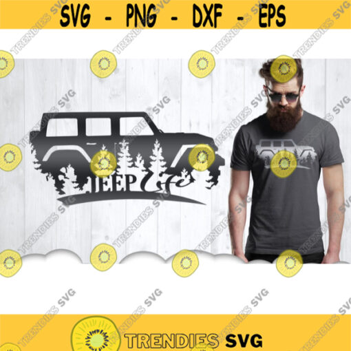 Jeep Life SVG Files For Cricut Jeep Svg Jeep Decal Svg Mountain Pine Tree Svg Files Jeep Accessories Jeep Clipart Iron On Transfer .jpg