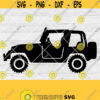 Jeep SVG Jeep Silhouette Amarican Flag Jeep Cricut Digital Files Download SVG PNG Eps Dxf 1