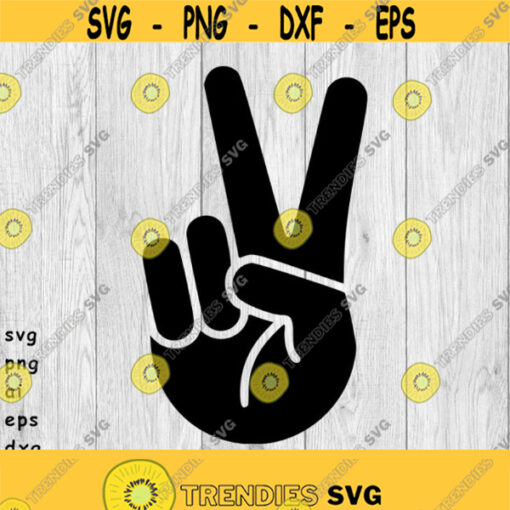 Jeep Wave Peace Sign svg png ai eps dxf DIGITAL FILES for Cricut CNC and other cut or print projects Design 30