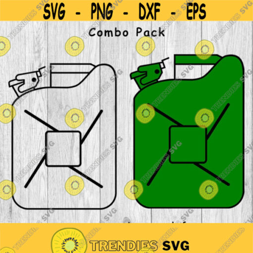 Jerry Can Diesel Can Gas Can svg png ai eps dxf DIGITAL FILES for Cricut CNC and other cut or print projects Design 465