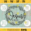 Jesus Is Alive svg png jpeg dxf Silhouette Cricut Easter Christian Inspirational Commercial Use Cut File Bible Verse God Song 1295