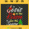 Jesus The Reason For The Season Christmas Sticks Gifts Pine SVG PNG DXF EPS Cricut 1