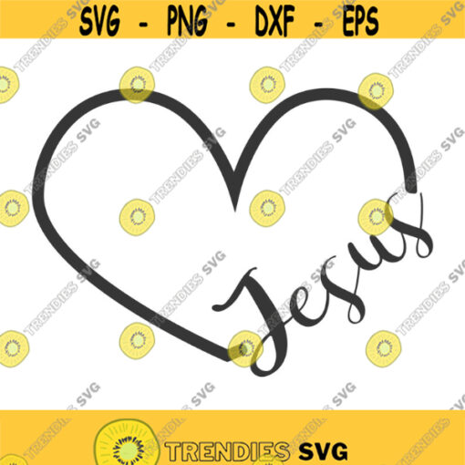 Jesus svg heart svg christian svg png dxf Cutting files Cricut Funny Cute svg designs print for t shirt quote svg Design 873