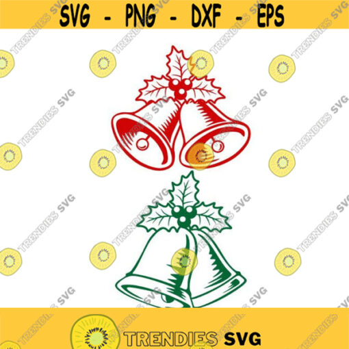Jingle Bells Christmas Cuttable Design SVG PNG DXF eps Designs Cameo File Silhouette Design 1109
