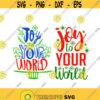 Joy To Your World Christmas Cuttable Design SVG PNG DXF eps Designs Cameo File Silhouette Design 767