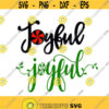 Joyful Christmas Cuttable Design SVG PNG DXF eps Designs Cameo File Silhouette Design 933