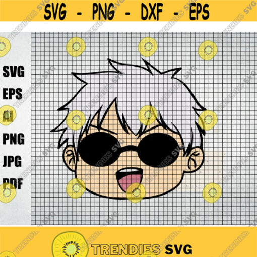 Jujutsu Kaisen svg Anime svg file download Manga SVG Instant Download Japanese SVG Anime svg png Cutting Files for the Cricut Design 210