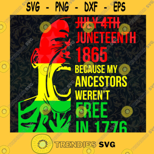 July 4th Juneteenth 1865 Freedom Day SVG Digital Files Cut Files For Cricut Instant Download Vector Download Print Files