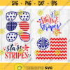 July 4th svg bundle america svg american flag monogram svg america sunglasses svg cut files for cricut silhouette png dxf eps Design 3009