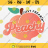 Just Freakin Peachy Hippie Summer Apparel Svg Png Dxf Eps