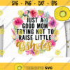 Just a Good Mom PNG Funny Mom Floral Mom Mom life PNG Boss Mom Mom of Boys Mom of Girls Sublimation Print Design 651 .jpg
