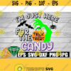 Just here for the candy. Halloween svg. Zombie arm. Funny halloween. Bat svg. Funny zombie. Kids halloween. Design 1555
