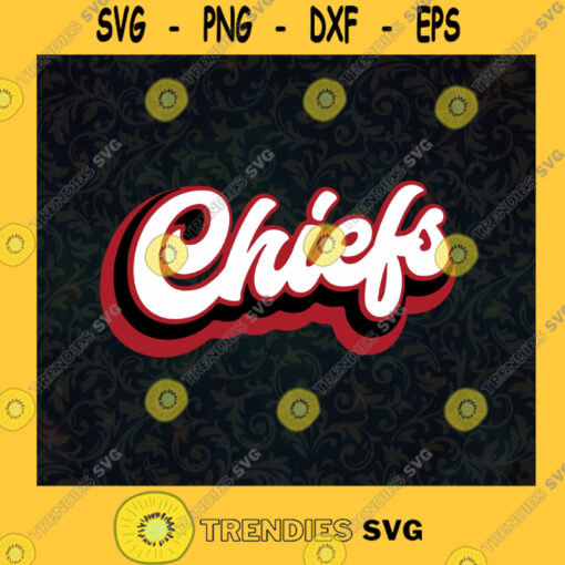 Kansas City Chiefs Professional American Football American Football Team Kansas City Chiefs Fans SVG Digital Files Cut Files For Cricut Instant Download Vector Download Print Files