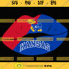 Kansas Jayhawks Lips Svg Lips Ncaa Svg Sport Ncaa Svg Lips NCaa Shirt Silhouette Svg Cutting Files Download Instant BaseBall Svg Football Svg HockeyTeam