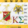 Kappa Sigma fraternity design instant download KS vintage greek letters College greek fraternity printable silhouette Design 69