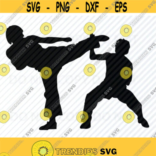 Karate SVG files Silhouette MMA Vector Images Clipart Martial Arts SVG Files For Cricut Self defense svg Eps Png Dxf Karate mma Design 539
