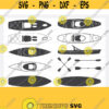 Kayak SVG Kayak Paddle SVG Sport Outdoor SVG Rowing Svg Kayak Silhouette Water Sports Svg Silhouette Cameo vinyl design Cameo Svg